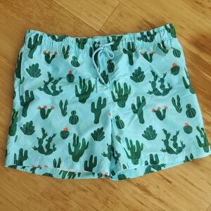 George Green Cactus Print Swim Trunks